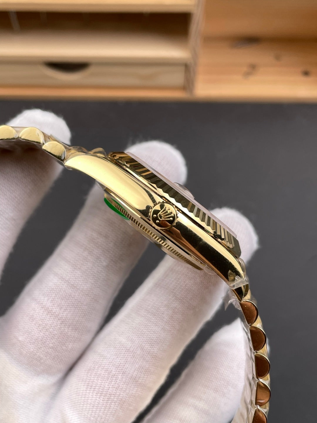 Rolex Day-Date 40 — Yellow Gold & Silver Dial
