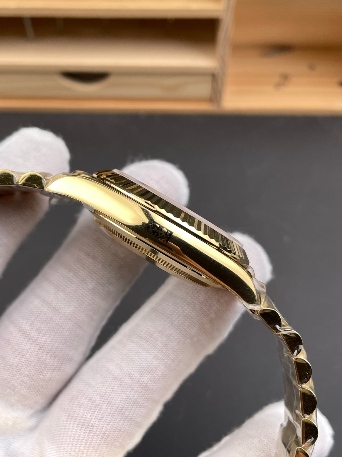 Rolex Day-Date 40 — Yellow Gold & Silver Dial