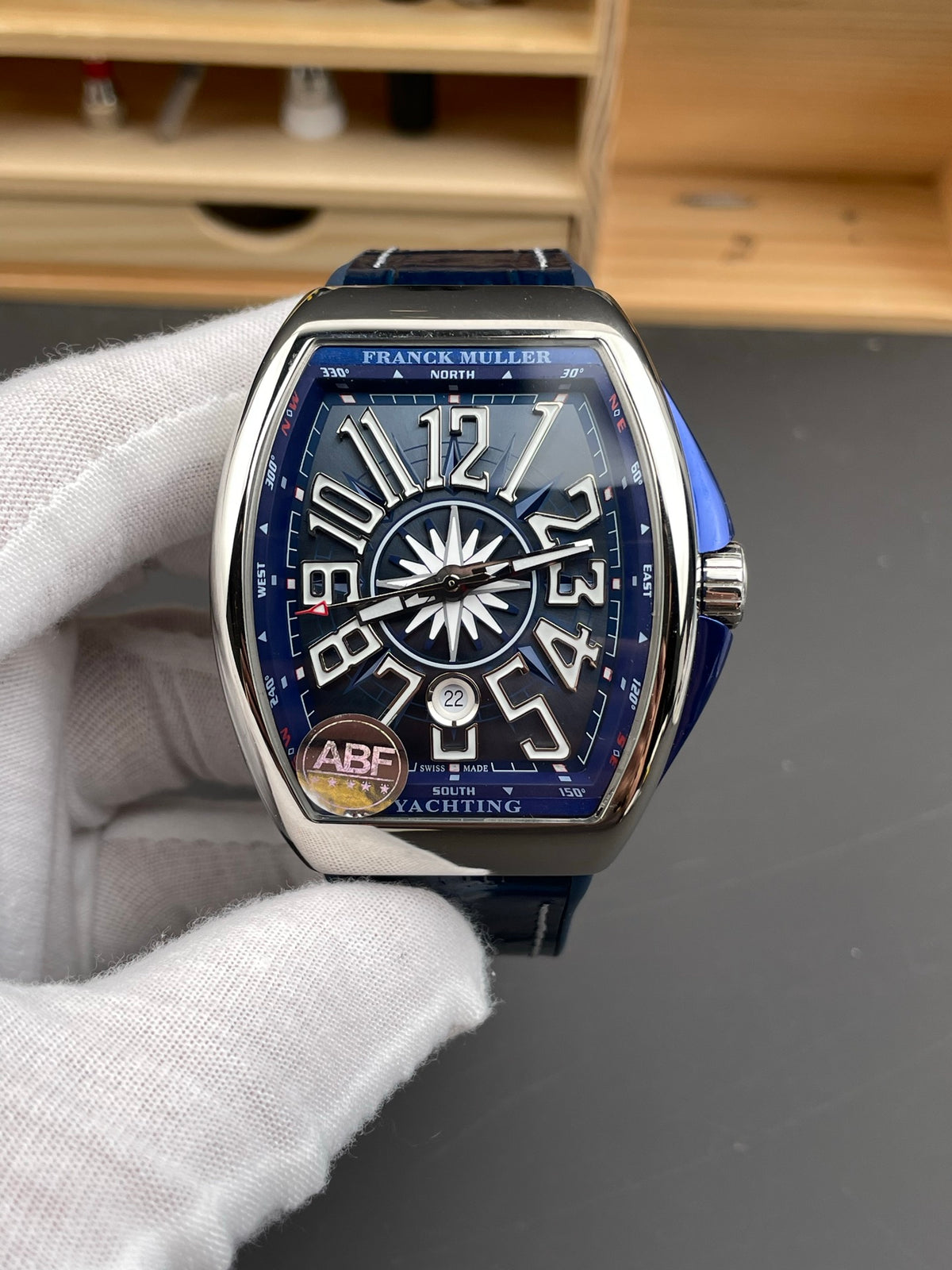 Franck Muller Vanguard Yachting — Blue Edition