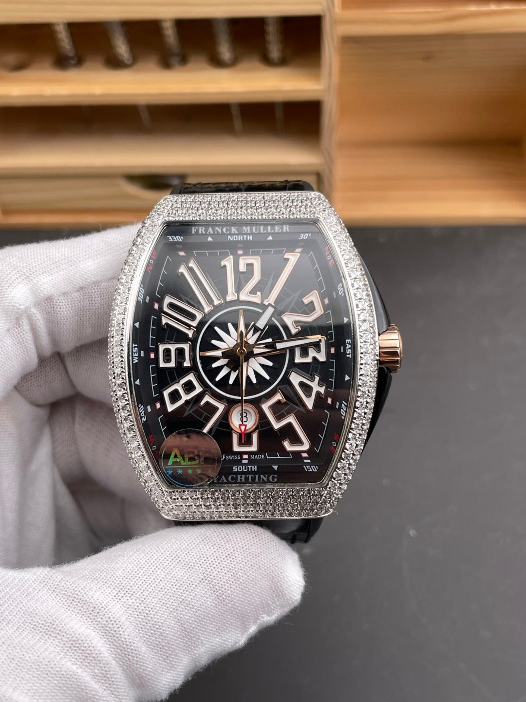 Franck Muller Vanguard Yachting — Diamond-Set