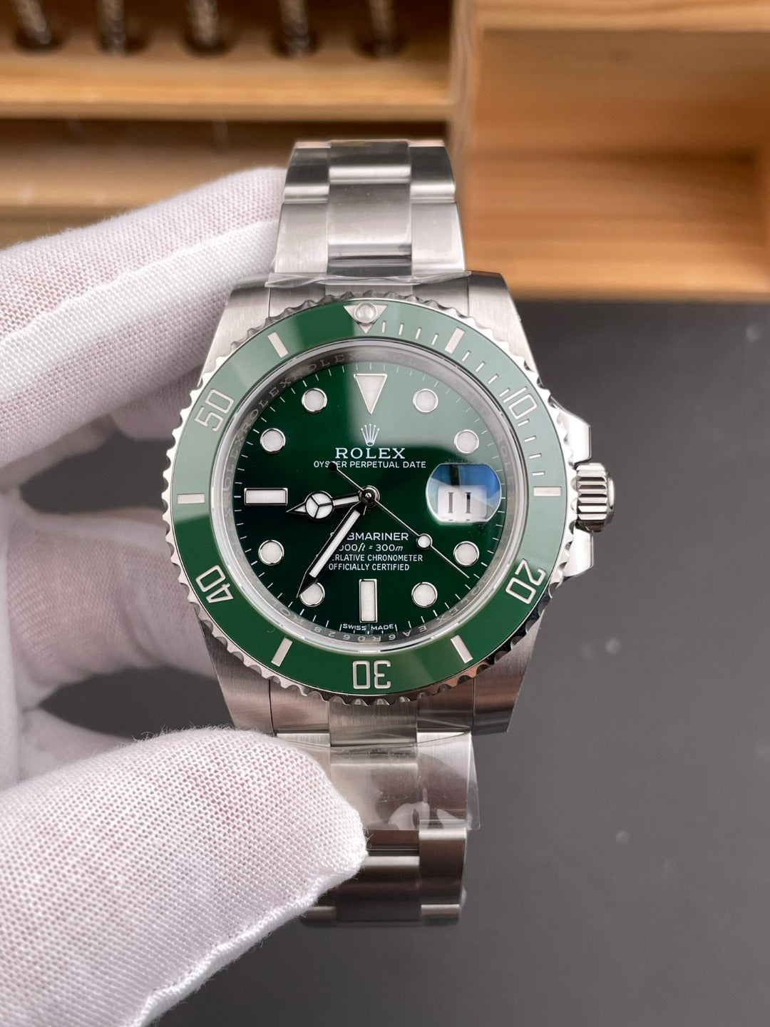 Rolex Submariner Date — Green Bezel & Green Dial