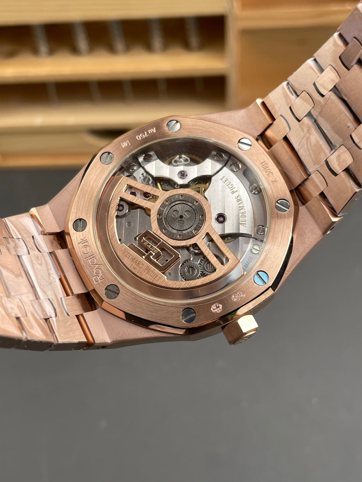 Audemars Piguet Royal Oak Style – Rose Gold / Blue Dial