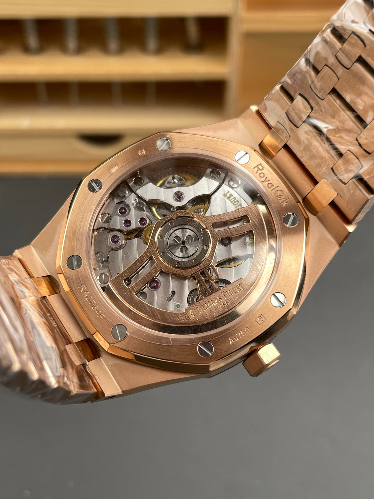 Audemars Piguet Royal Oak Style – Rose Gold Black Dial