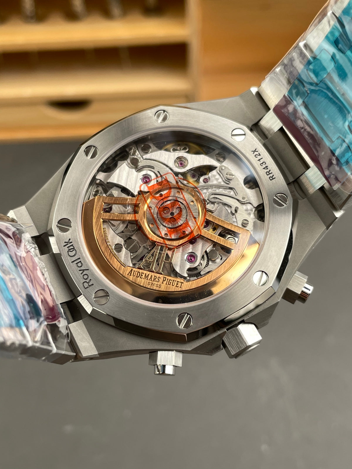 Royal Oak Style Chronograph – Stainless Steel Green Dial