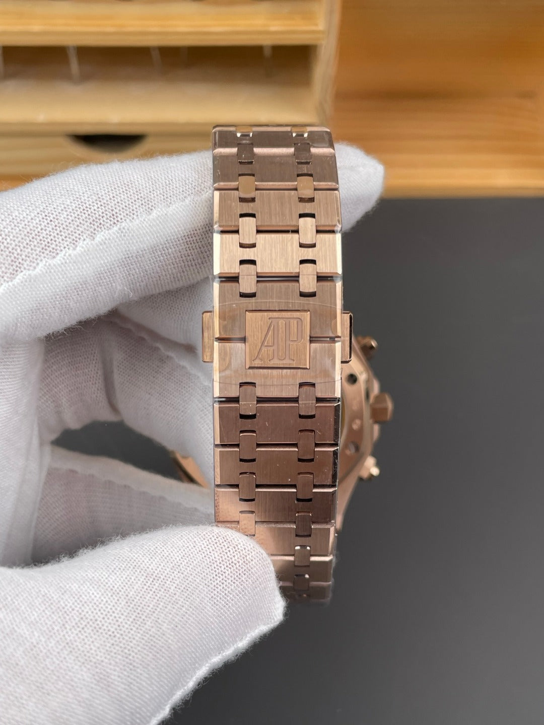 Audemars Piguet Royal Oak Chronograph – Rose Gold Black Dial
