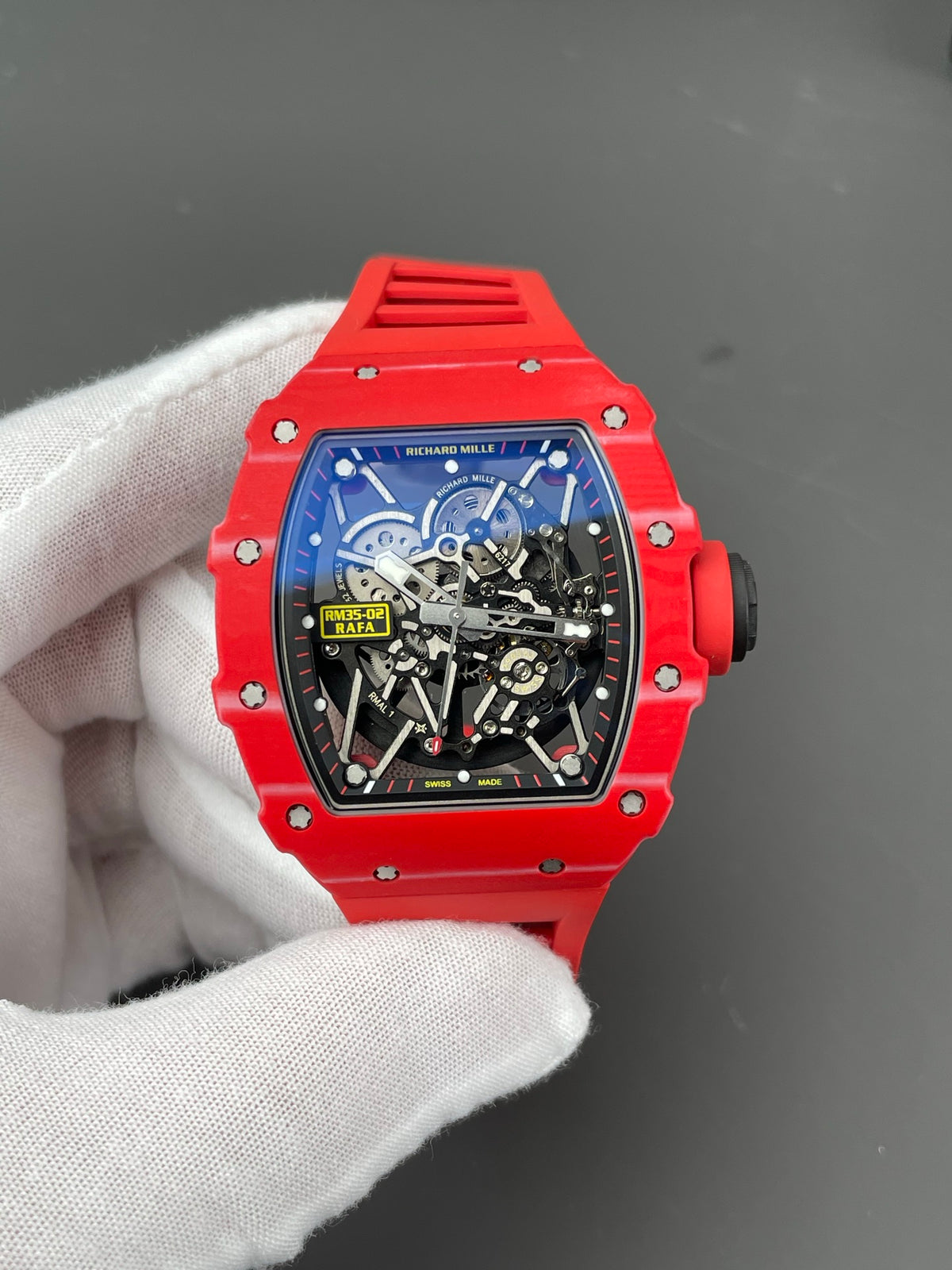 Richard Mille RM 35-02 “Rafa” Rafael Nadal — Red Quartz TPT