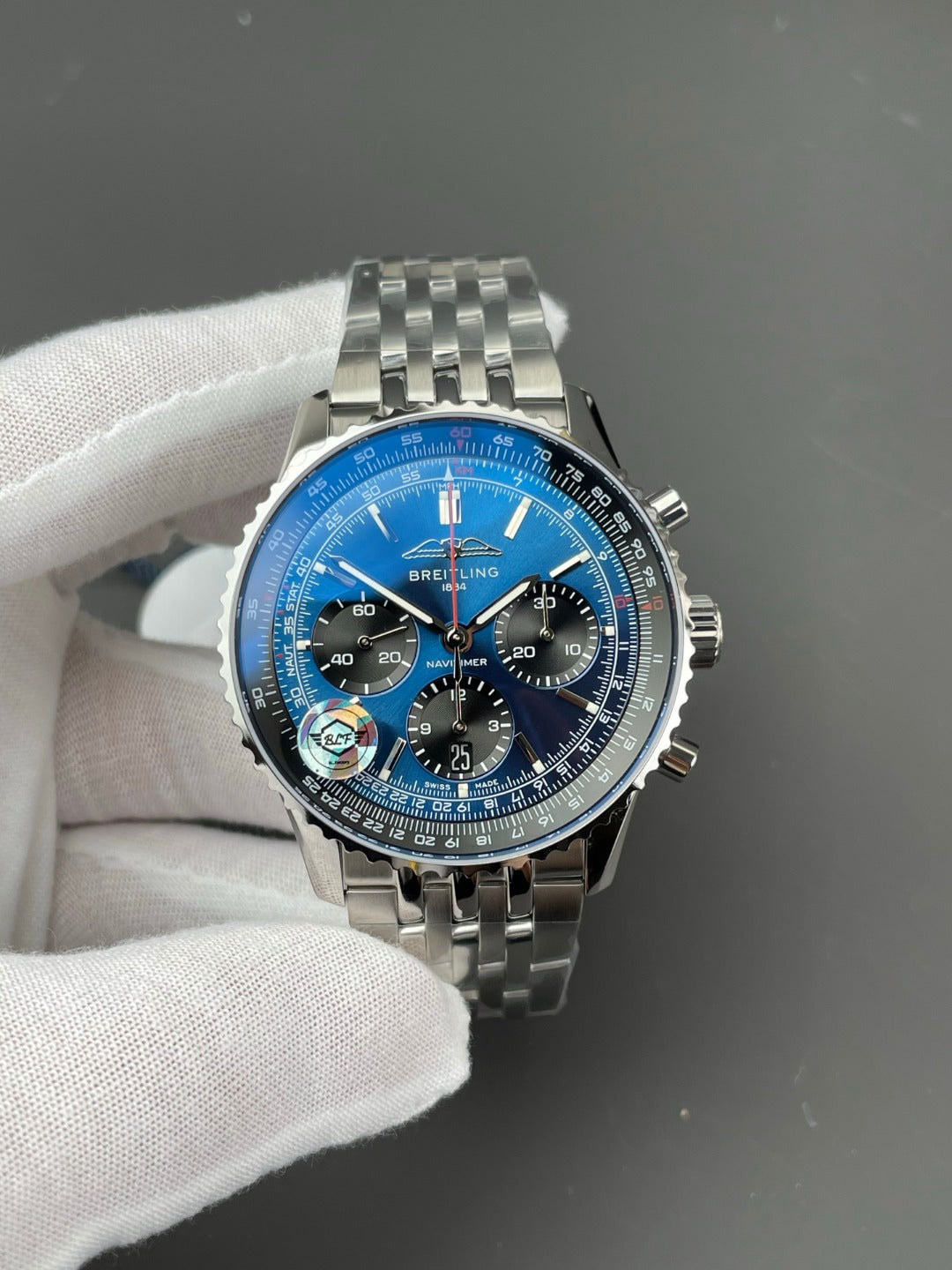 Breitling Navitimer-Style Chronograph – Blue Dial