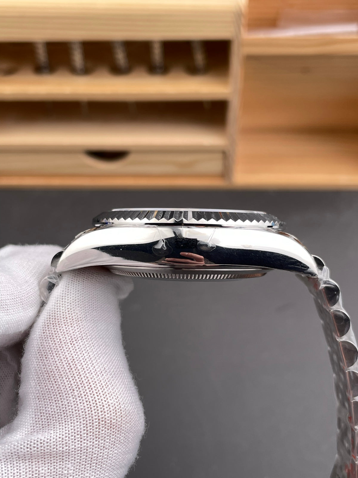 Rolex Sky-Dweller — Black Dial | White Rolesor | Jubilee Bracelet