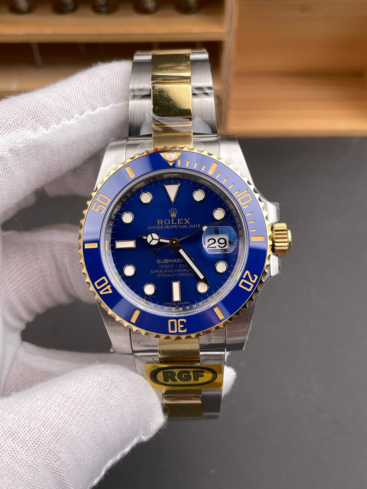 Rolex Submariner Date 126613LB — Blue Dial & Blue Cerachrom