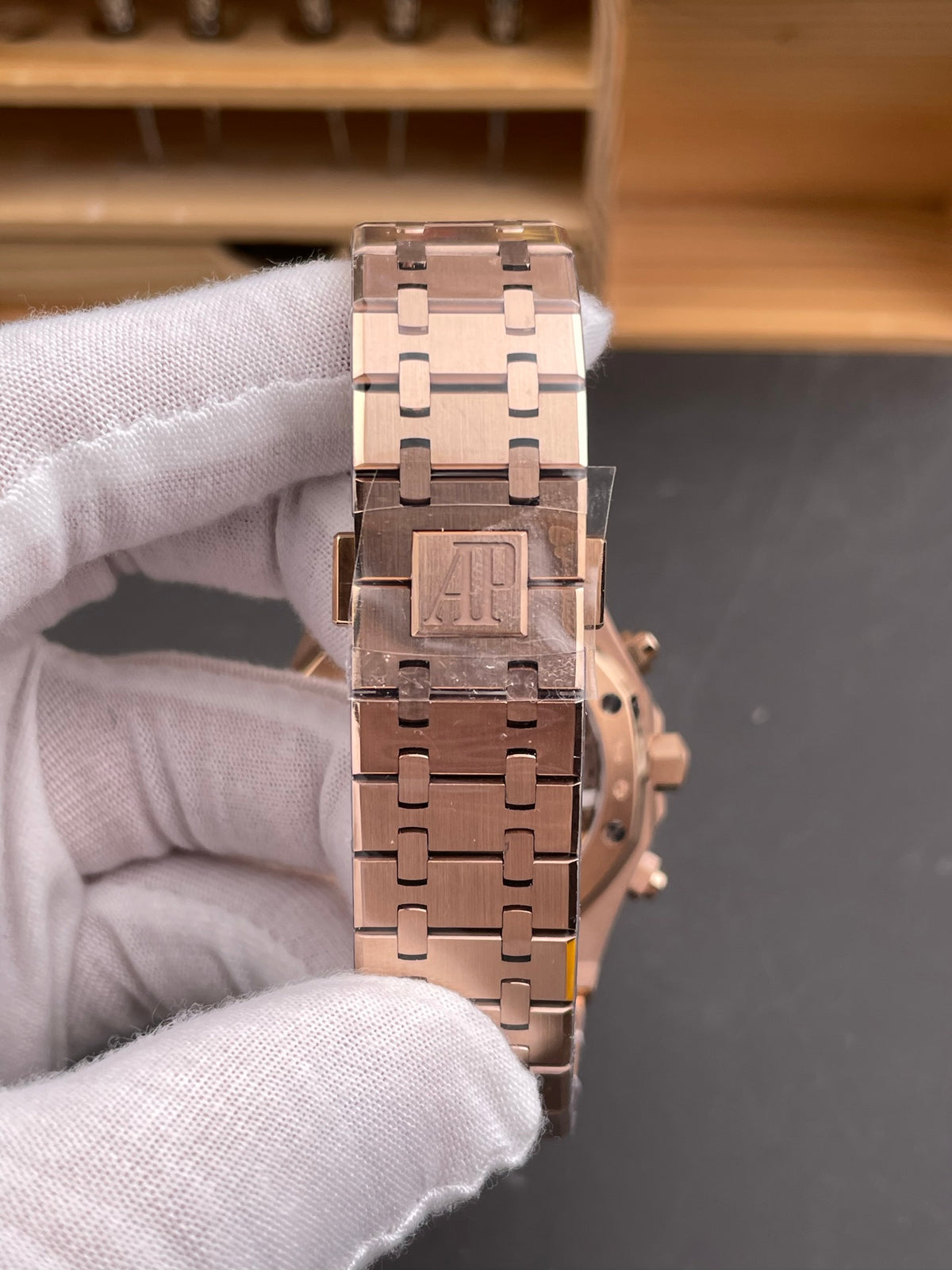Audemars Piguet Royal Oak Offshore Chronograph Style – Rose Gold  Green Dial