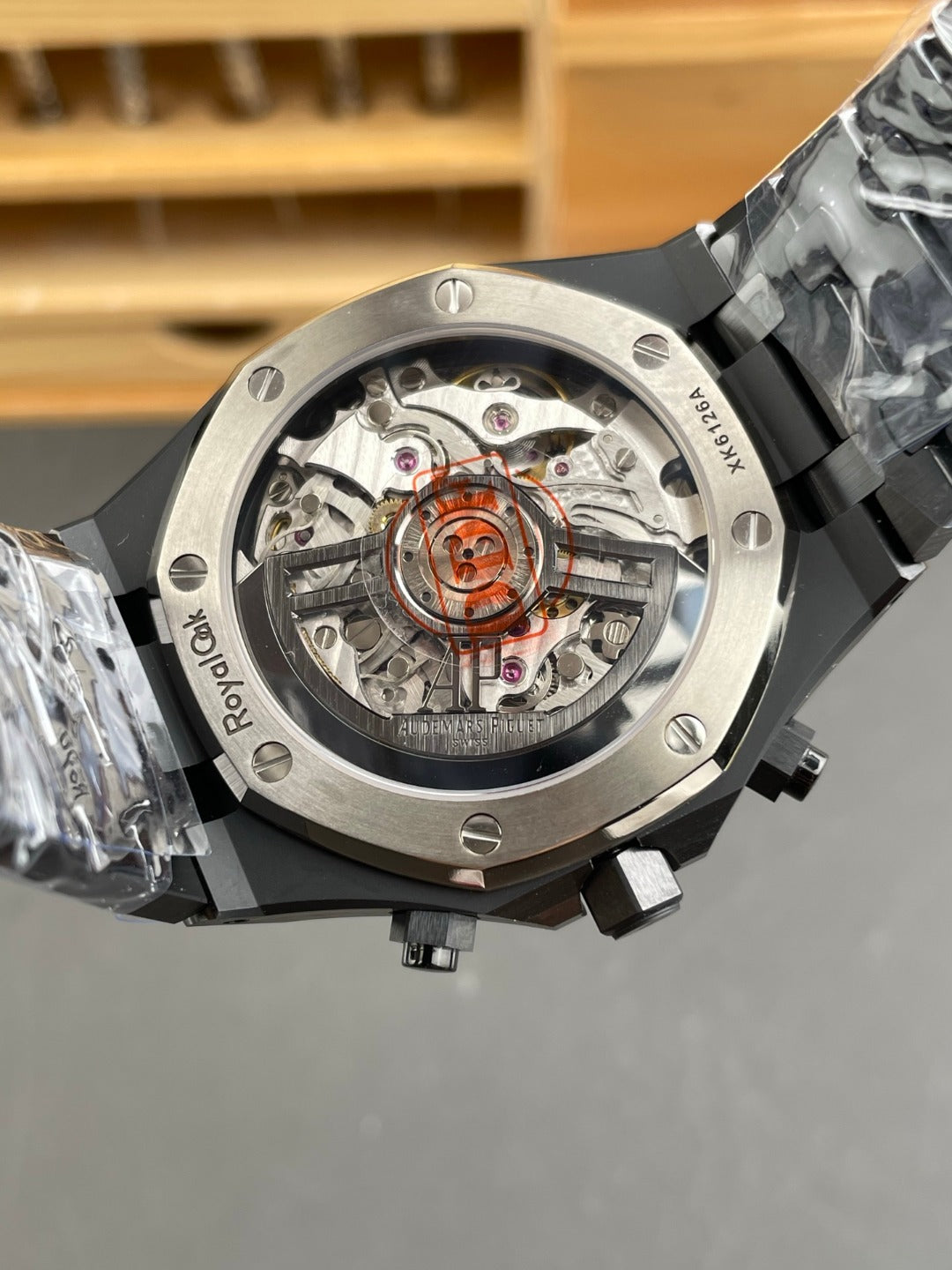 Audemars Piguet Royal Oak Offshore–Style Chronograph | Black & Rose Gold