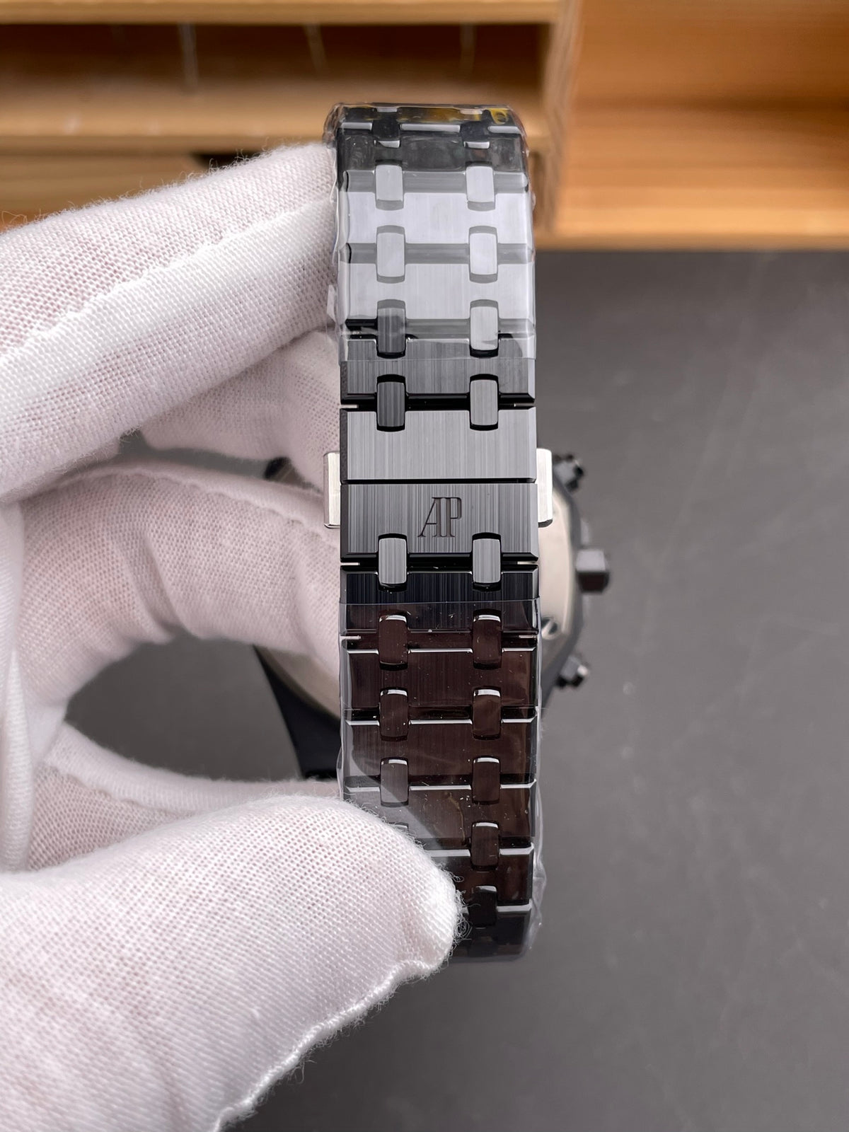 Audemars Piguet Royal Oak Offshore–Style Chronograph | Black & Rose Gold