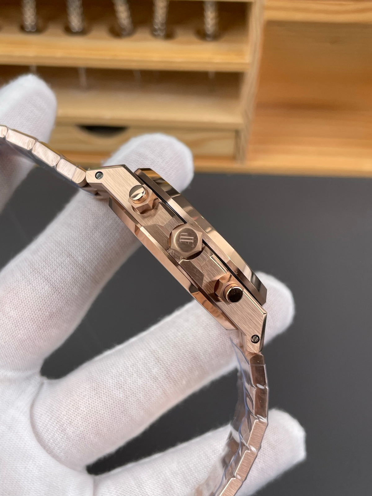Audemars Piguet Royal Oak Chronograph – Rose Gold  Black Dial
