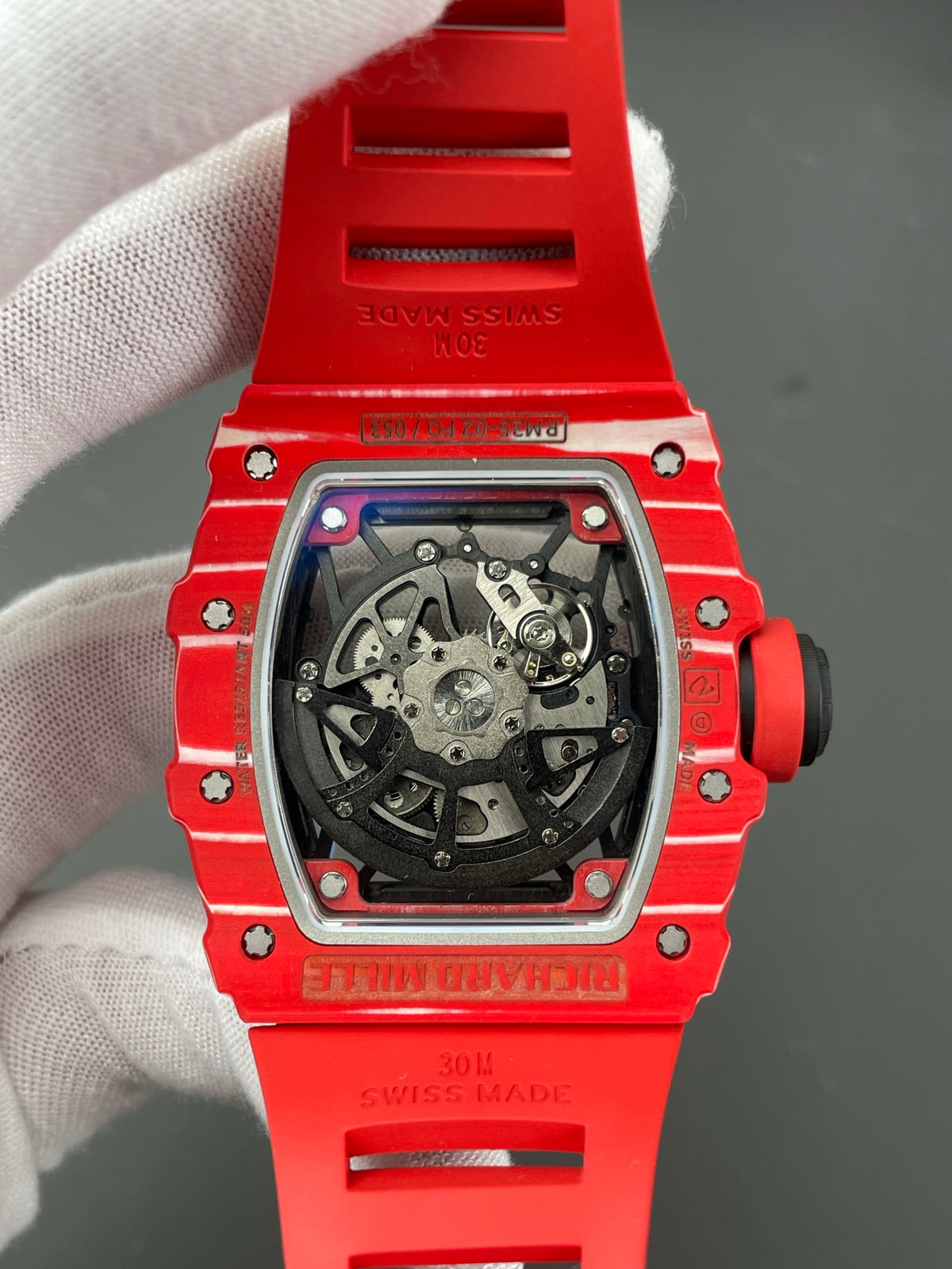 Richard Mille RM 35-02 “Rafa” Rafael Nadal — Red Quartz TPT
