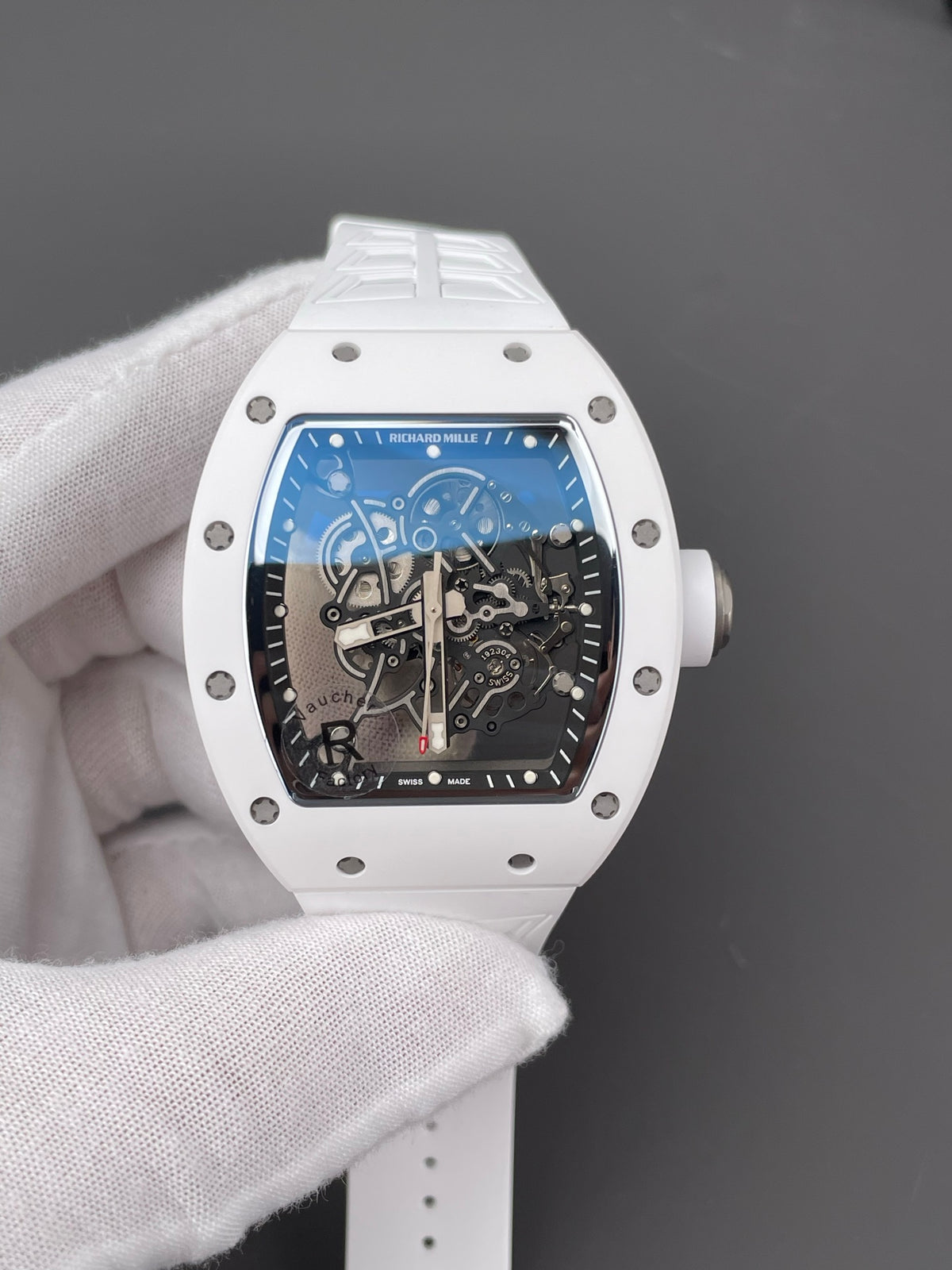 Richard Mille RM 055 Bubba Watson – White Ceramic Skeleton